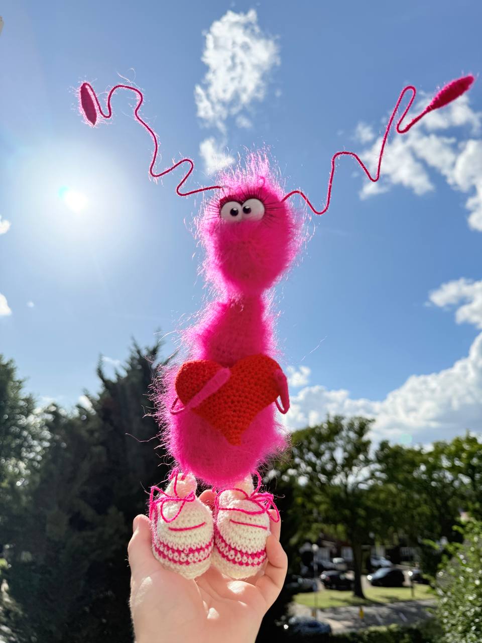 123 Handmade Crochet Gift Interior Decor Toy, Amigurumi