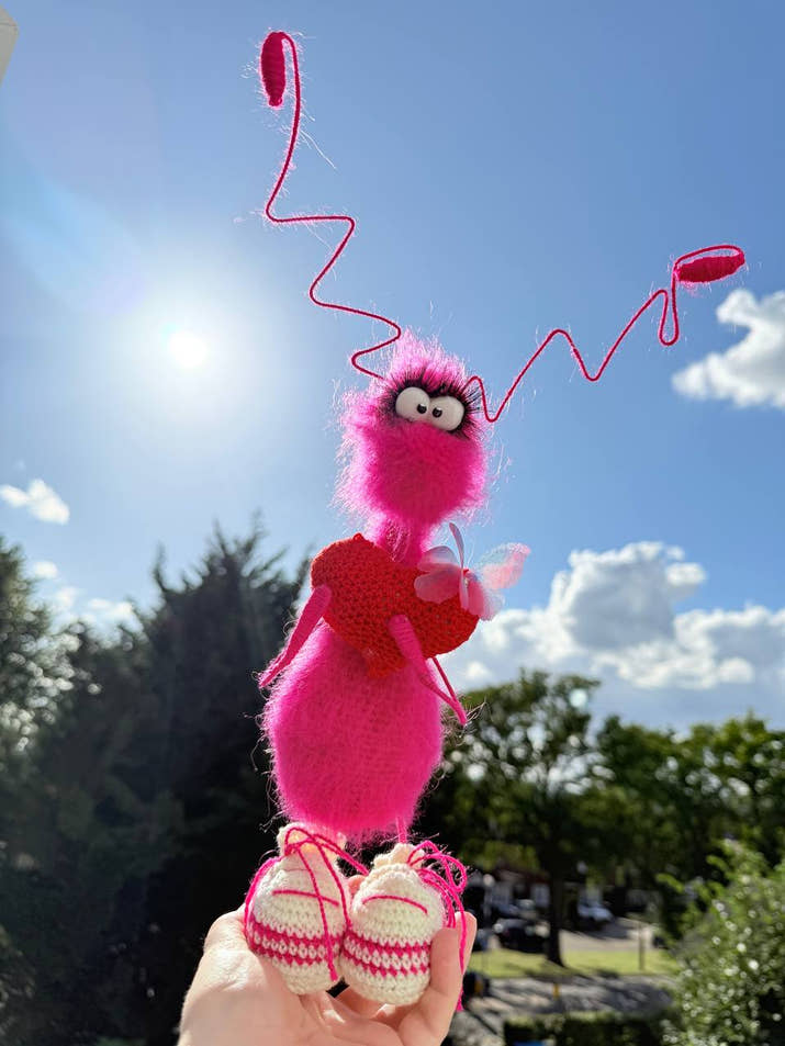 124 Handmade Crochet Gift Interior Decor Toy, Amigurumi