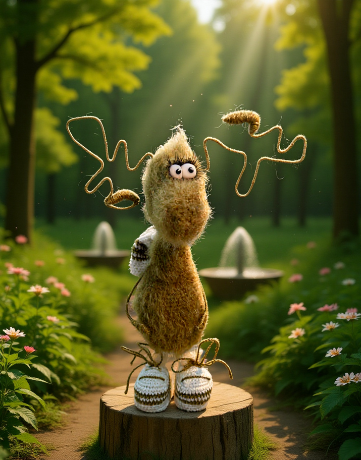 18 Funny Handmade Crochet Cockroach Gift Toy