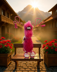 2 Funny Handmade Crochet Cockroach Gift Toy