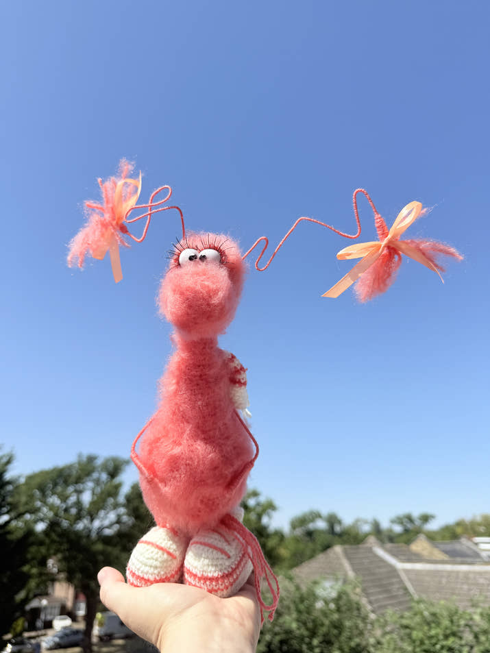 23 Funny Handmade Crochet Cockroach Gift Toy