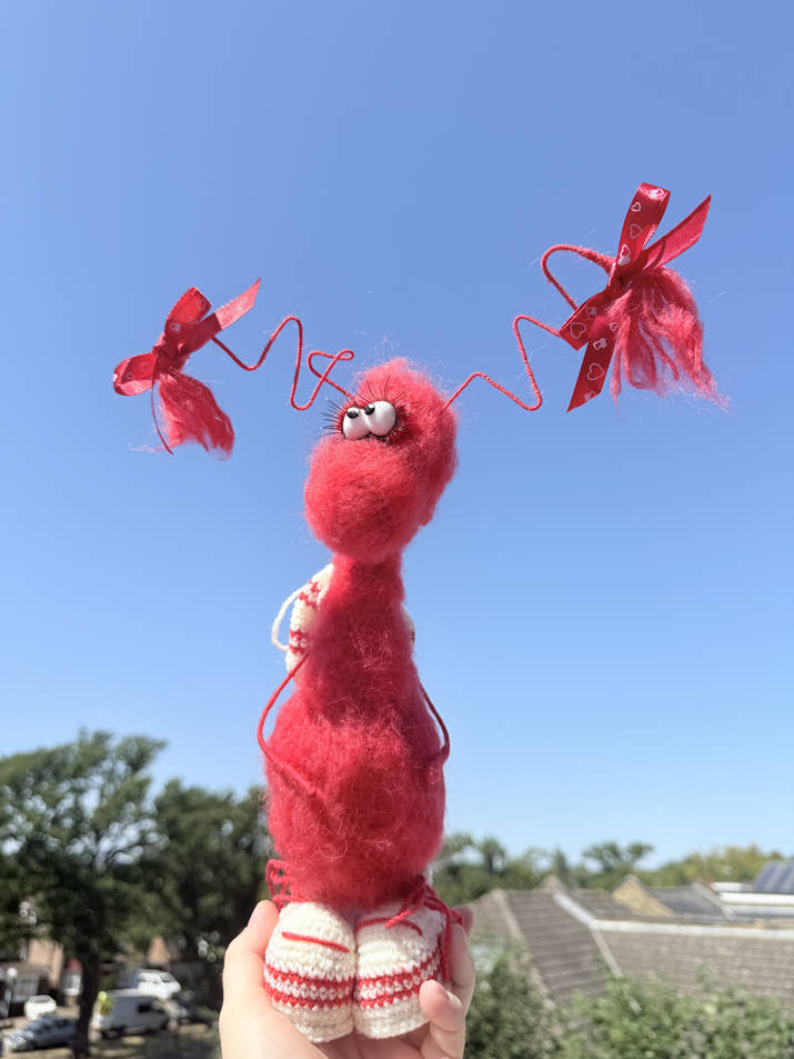 26 Funny Handmade Crochet Cockroach Gift Toy