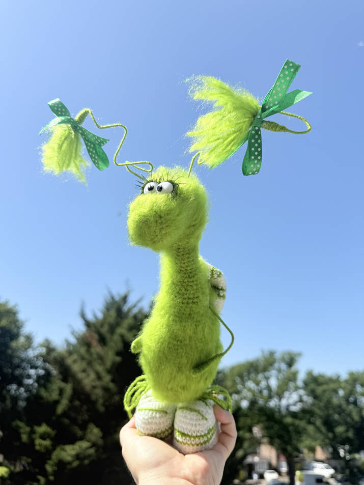 27 Funny Handmade Crochet Cockroach Gift Toy