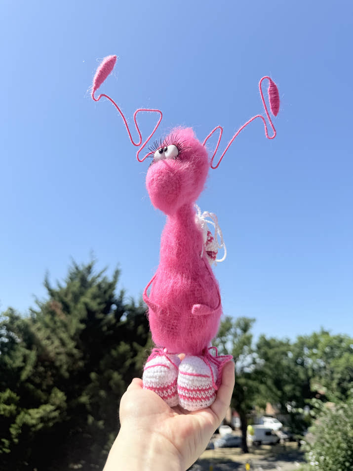 36 Funny Handmade Crochet Cockroach Gift Toy