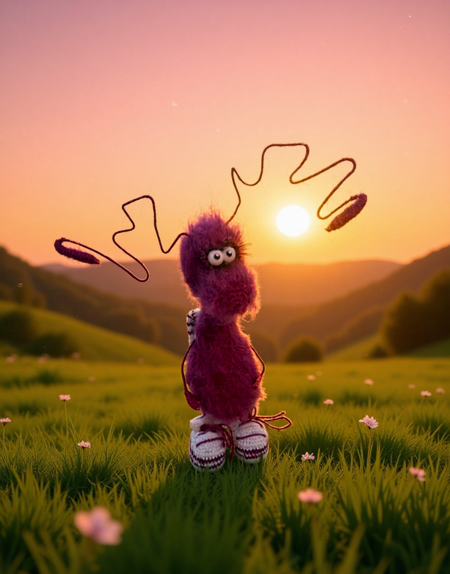 4 Funny Handmade Crochet Cockroach Gift Toy