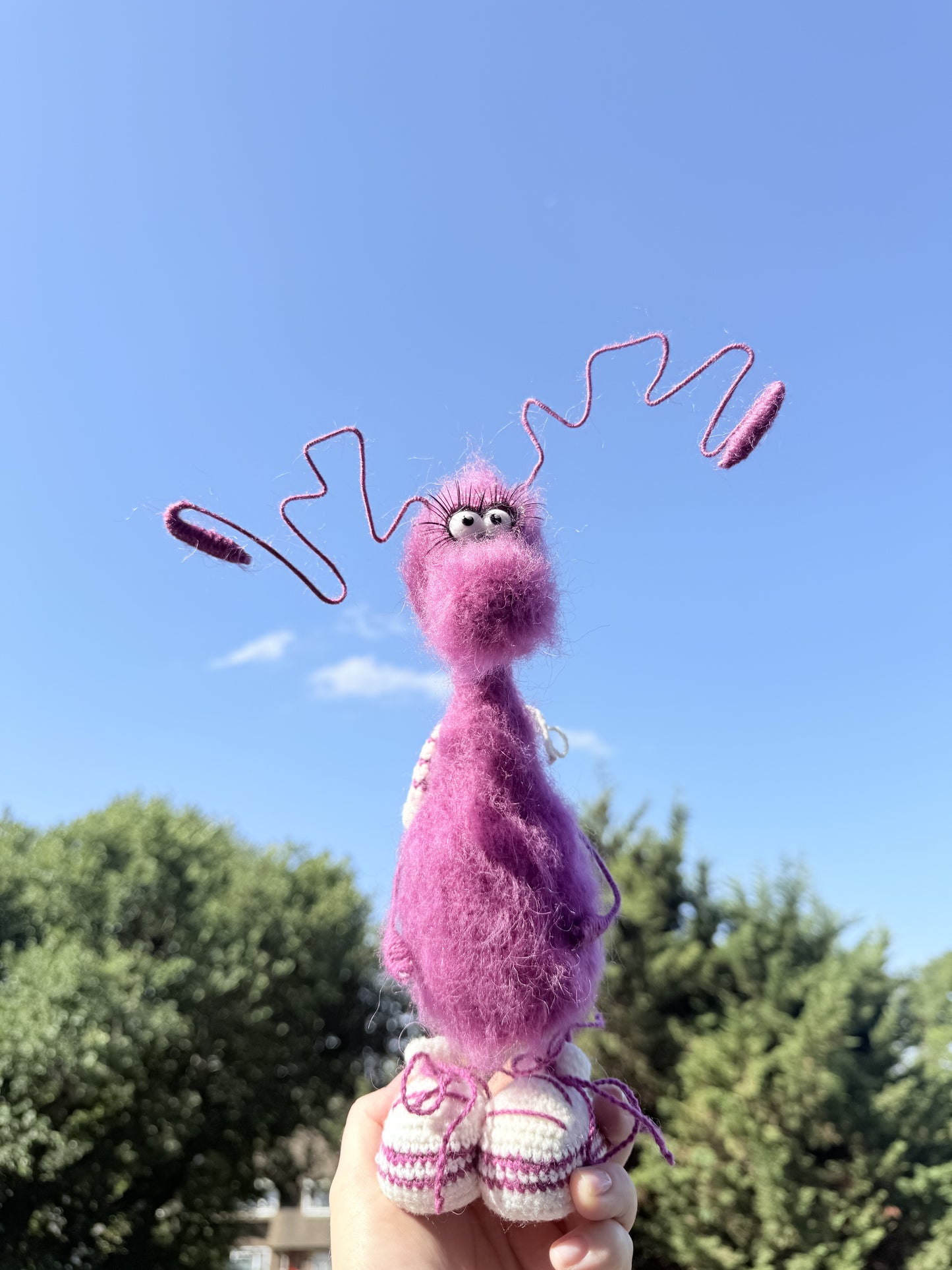 4 Funny Handmade Crochet Cockroach Gift Toy