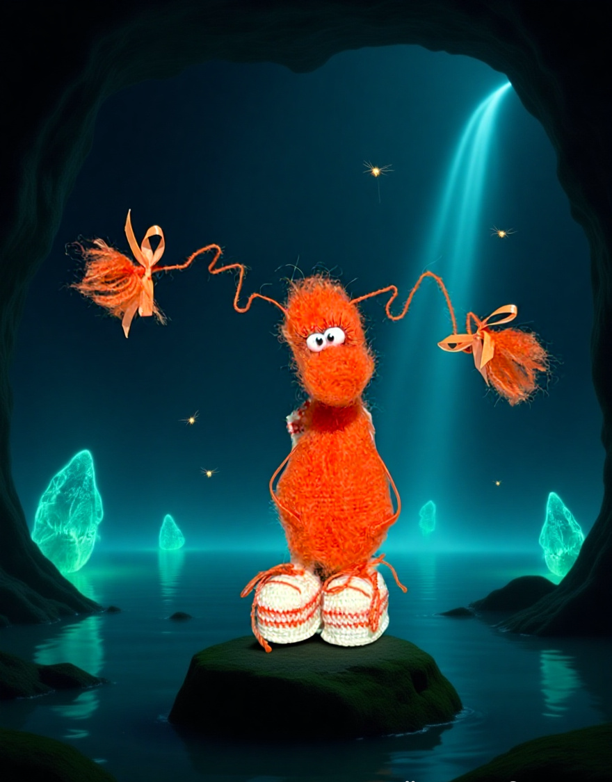 55 Funny Handmade Crochet Cockroach Gift Toy