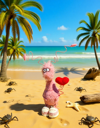 57 Funny Handmade Crochet Cockroach Gift Toy