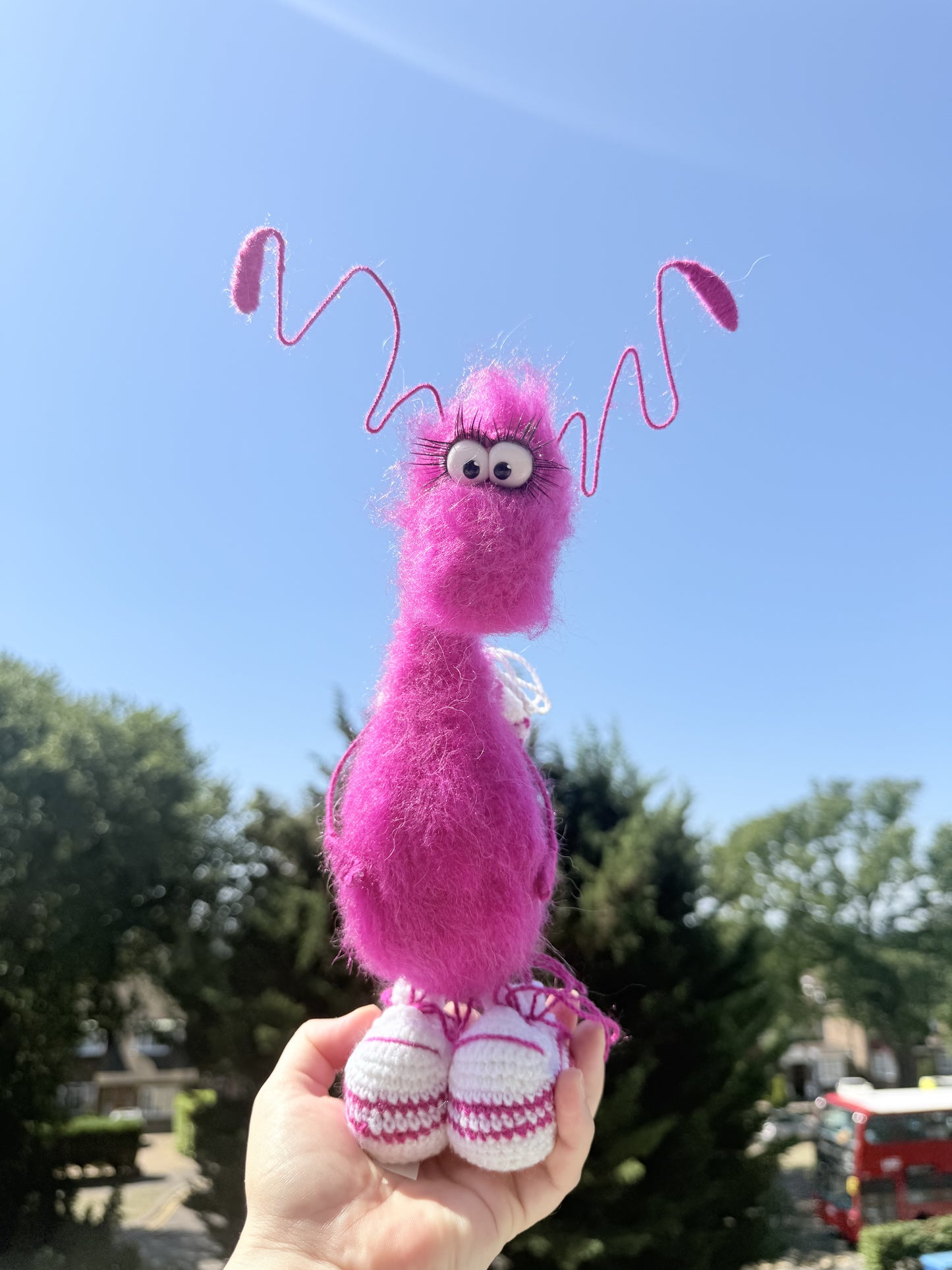 60 Funny Handmade Crochet Cockroach Gift Toy