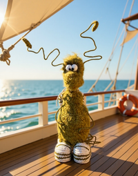 61 Funny Handmade Crochet Cockroach Gift Toy