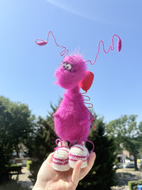 65 Funny Handmade Crochet Cockroach Gift Toy