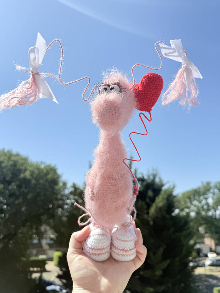 75 Funny Handmade Crochet Cockroach Gift Toy