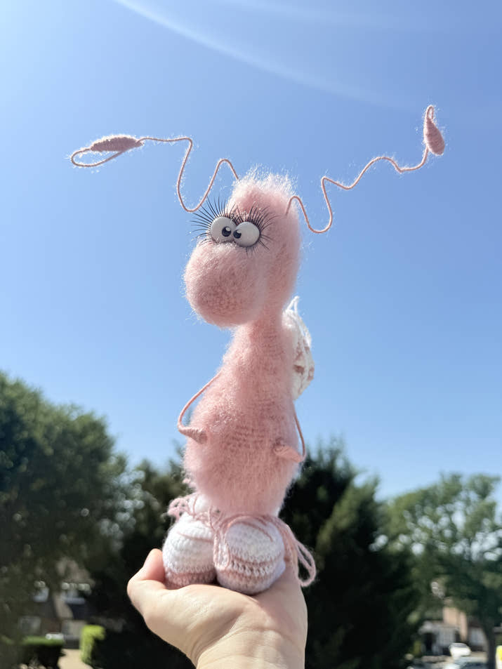 78 Funny Handmade Crochet Cockroach Gift Toy