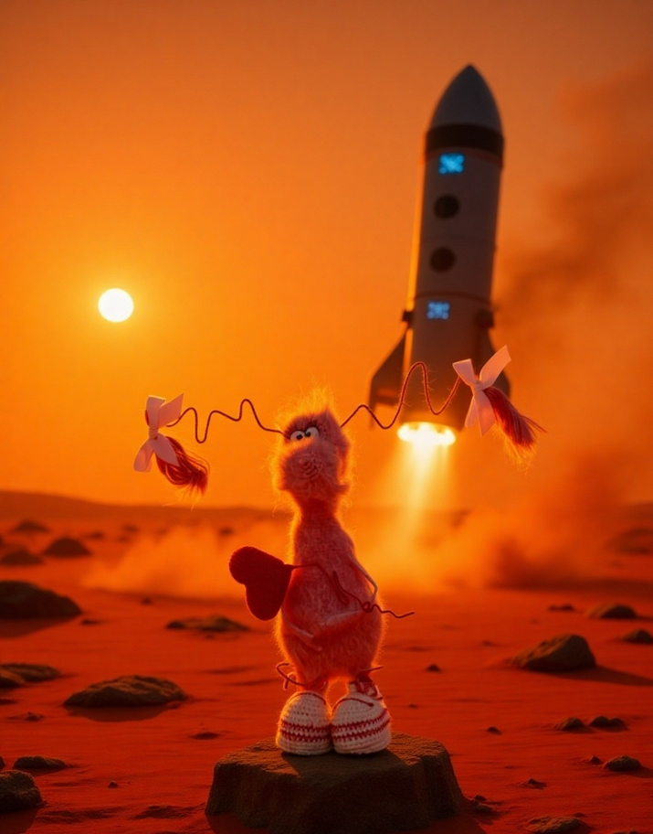 84 Funny Handmade Crochet Cockroach Toy - Gift for her