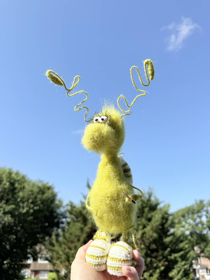 9 Funny Handmade Crochet Cockroach Gift Toy