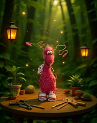 96 Handmade Crochet Gift Interior Decor Toy, Amigurumi