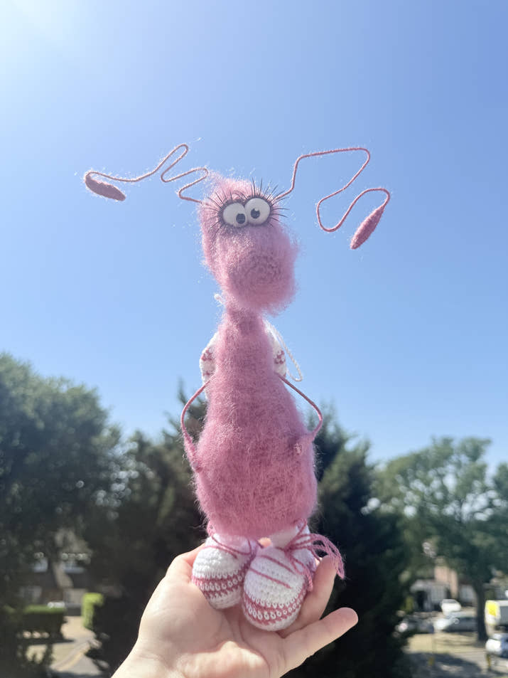 96 Handmade Crochet Gift Interior Decor Toy, Amigurumi