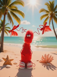 26 Funny Handmade Crochet Cockroach Gift Toy