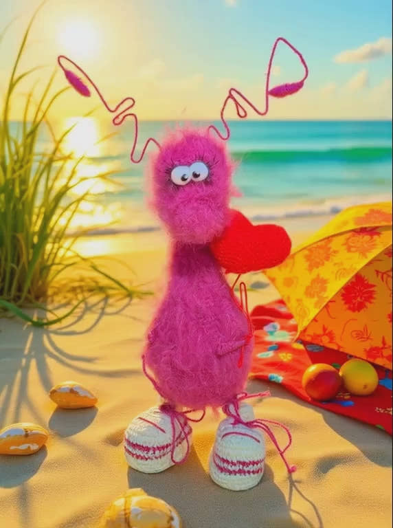 47 Funny Handmade Crochet Cockroach Gift Toy